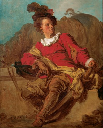 Jean-Claude Richard, abt van Saint-Non, gekleed 
