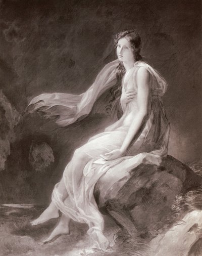 Juliette Récamier door Jean Honore Fragonard