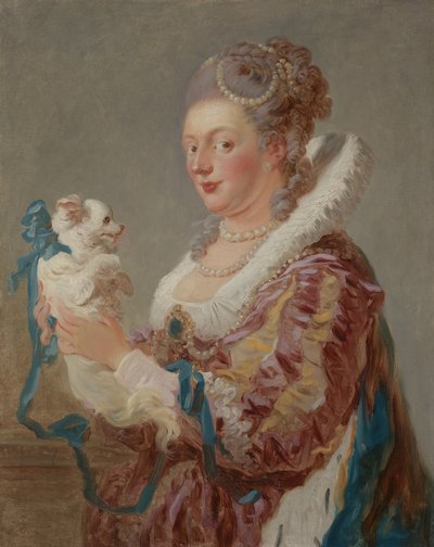Een vrouw met een hond, c.1769 door Jean Honore Fragonard