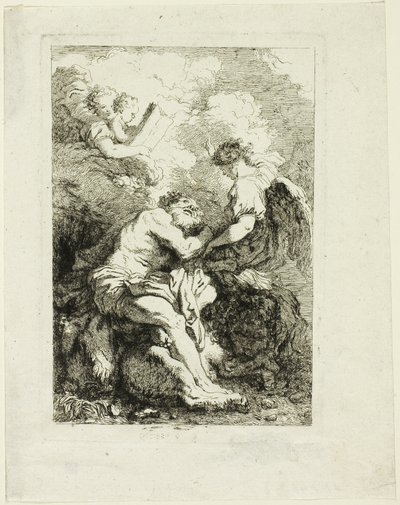 St. Jerome door Jean Honore Fragonard