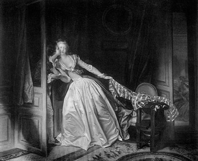 De Solen Kus, eind 18e eeuw, 1905 door Jean Honore Fragonard