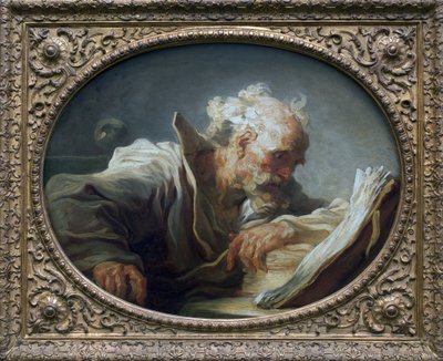 De filosoof door Jean Honore Fragonard