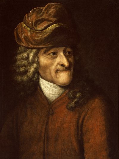 Portret van de schrijver, essayist en filosoof Voltaire door Jean Huber