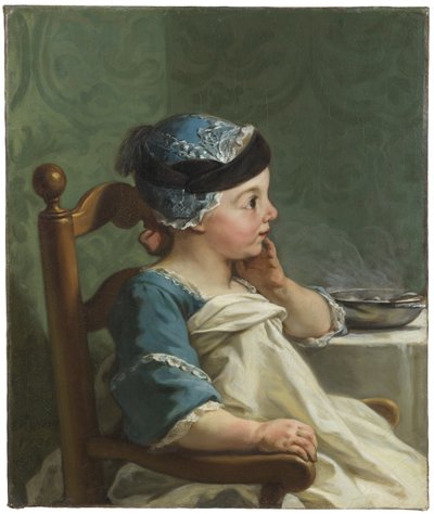 Jongen in een Kinderstoel, 1736 door Jean II Restout