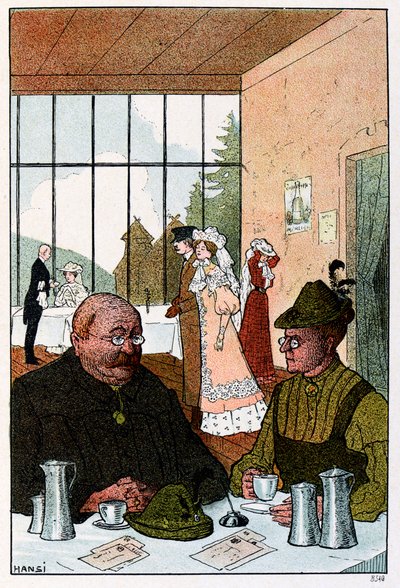 Vogesen Bilder (beelden van de Vogezen); In het Hotel de la Schucht 