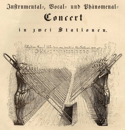 Instrumentaal, vocaal en fenomenaal concert door Jean Jacques Grandville