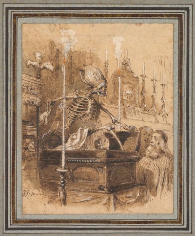 De relikwieën door Jean Jacques Grandville