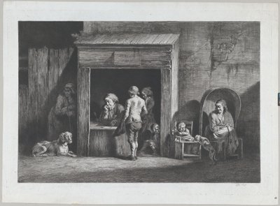 De openbare schrijver, 1790 door Jean Jacques de Boissieu