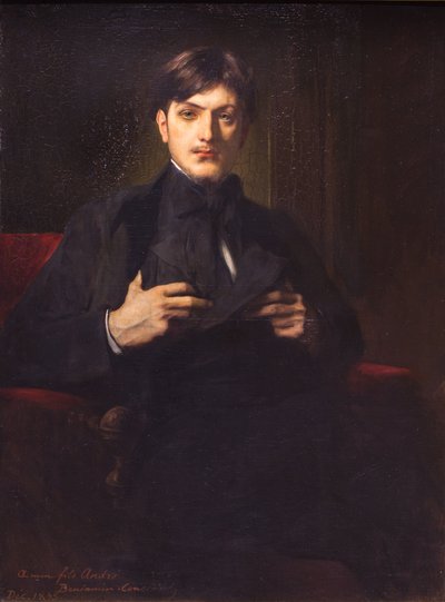 Andre Benjamin-Constant, Portret van de zoon van de kunstenaar door Jean Joseph Benjamin Constant