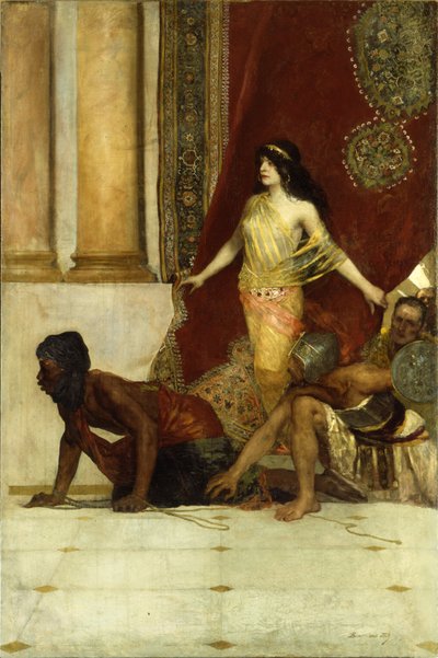 Delila en de Filistijnen door Jean Joseph Benjamin Constant