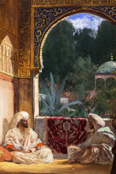 In het paleis van de sultan (detail), ongedateerd. (Olieverf op doek) door Jean Joseph Benjamin Constant