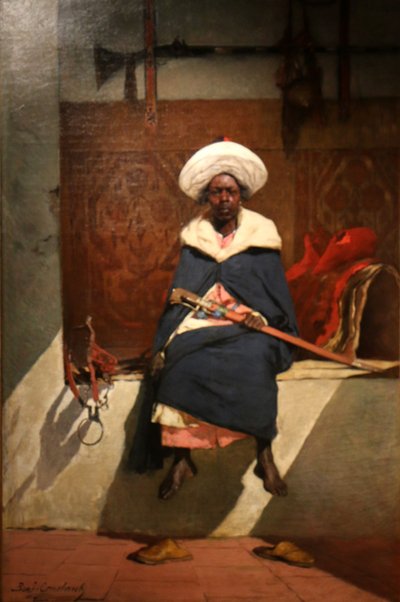 De Marokkaanse kingpin Tahamy. door Jean Joseph Benjamin Constant