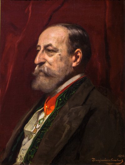 Portret van Camille Saint-Saens door Jean Joseph Benjamin Constant