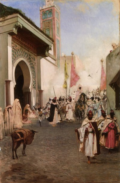 De intocht van Mahomet II in Constantinopel door Jean Joseph Benjamin Constant