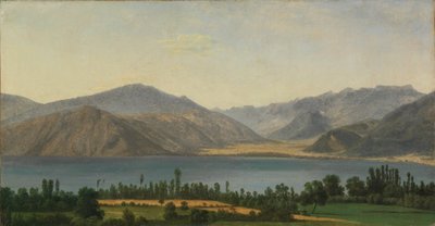 Fucinomeer en de Abruzzen door Jean Joseph Xavier Bidauld