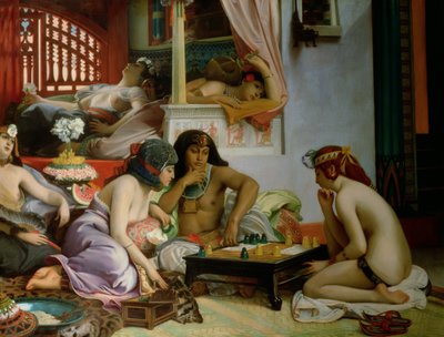 In de Harem door Jean Jules Antoine Lecomte du Nouy