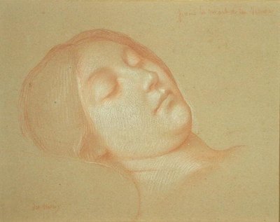 Studie voor de dood van de Maagd door Jean Jules Antoine Lecomte du Nouy