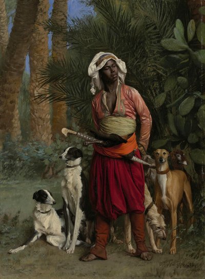 Duits: Meister der Hunde De negermeester van de honden


Alternatieve titel(s):  

Duits: Meister der Hunde De negermeester van de honden door Jean Leon Gerome