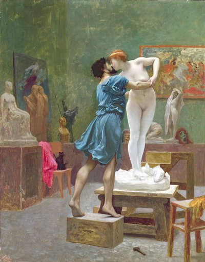 Pygmalion en Galatea door Jean Leon Gerome