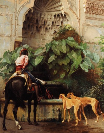 Terug naar de jacht door Jean Leon Gerome