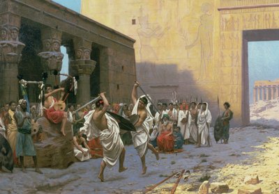Het zwaarddans (La Phyrique) door Jean Leon Gerome