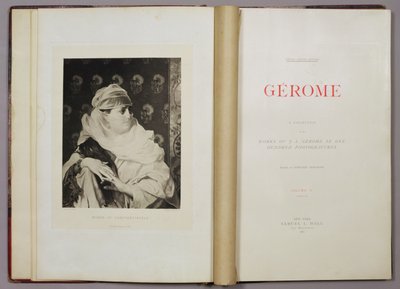 Vrouw van Constantinopel, uit Een Verzameling Werken van Jean-Leon Gerome in 100 Fotogravures, 1881 door Jean Leon after Gerome