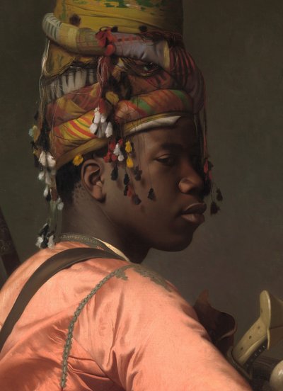 Zwart Bashi-Bazouk door Jean Leon Gerome