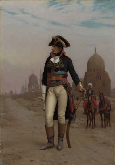 Napoleon in Egypte door Jean Leon Gerome