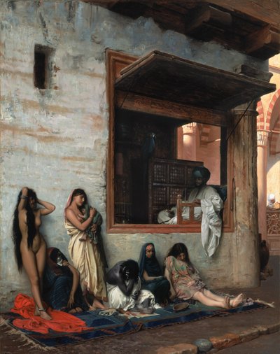 De slavenmarkt door Jean Leon Gerome