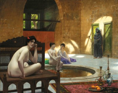 Vrouwen in bad door Jean Leon Gerome