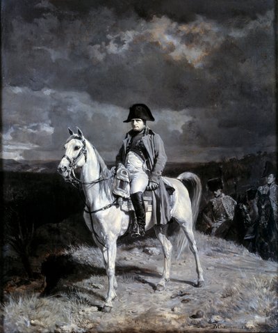Ruiterportret van Napoleon I (1769-1821) door Jean Louis Ernest Meissonier