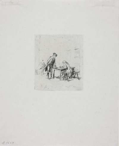 De sergeant verslaggever door Jean Louis Ernest Meissonier