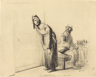 Op de Vredesconferentie door Jean Louis Forain