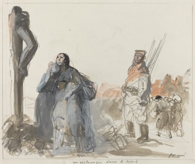 In slavernij in het Noorden, ca. 1914-1919 door Jean Louis Forain