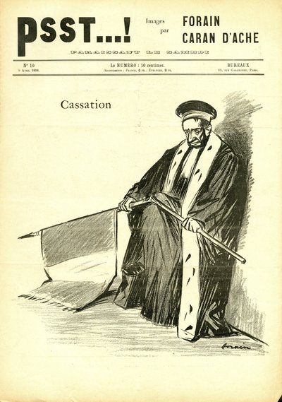 Illustratie door Jean-Louis Forain (1852-1931) in Psst...! door Jean Louis Forain