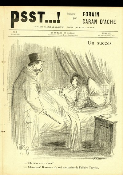 Illustratie door Jean-Louis Forain in Psst...! door Jean Louis Forain