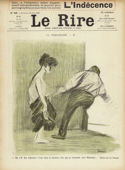 Illustratie voor Le Rire door Jean Louis Forain