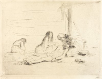 Pietà (eerste plaat) door Jean Louis Forain