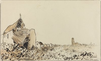 Reims, waarschijnlijk 1918 door Jean Louis Forain