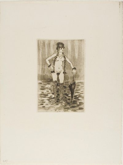 Afgewezen Frontispice voor Marthe door Jean Louis Forain