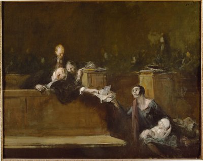 Rechtbankscènes ... door Jean Louis Forain