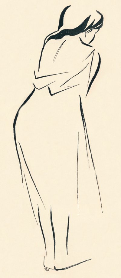 Studie in Lijn door Jean Louis Forain