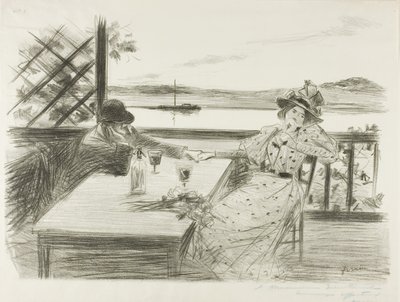Het Prieel door Jean Louis Forain