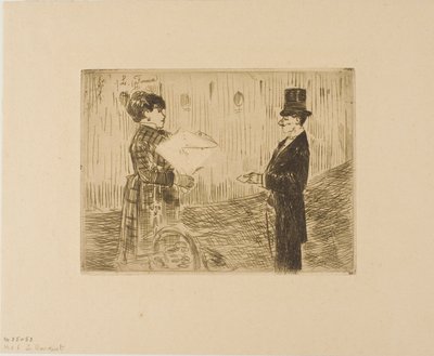 Het boeket door Jean Louis Forain