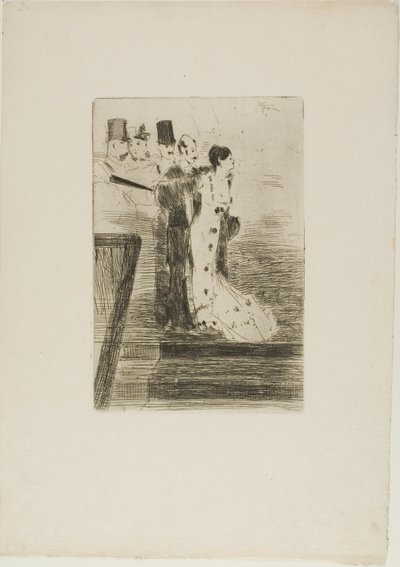 Het vertrek van de ster door Jean Louis Forain