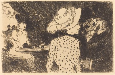 De Folies Bergère (geweigerde plaat, tweede plaat) door Jean Louis Forain