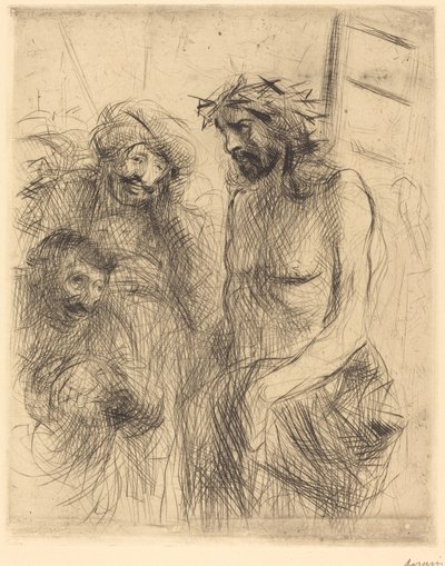 De bespotting van Christus door Jean Louis Forain