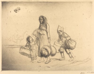 De terugkeer naar huis door Jean Louis Forain