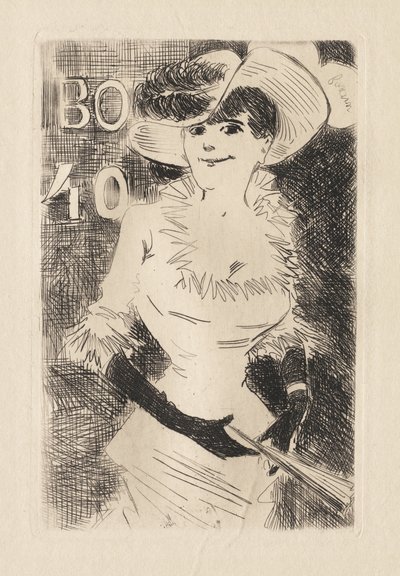 De Wandelaar door Jean Louis Forain