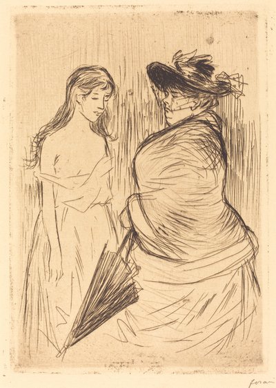 De witte slavenhandel door Jean Louis Forain